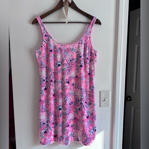 Rare Lilly Pulitzer Valentine velour sleep dress